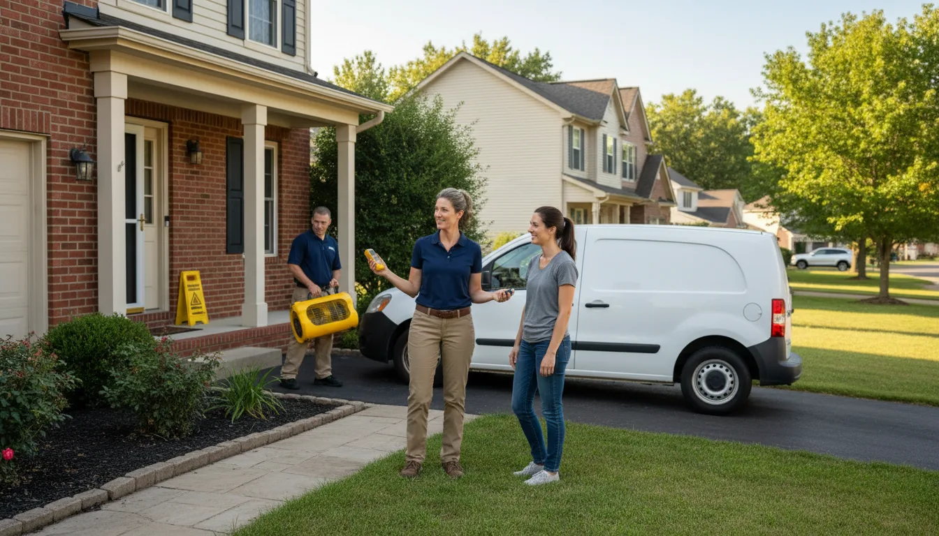 Residential water damage restoration in Stanfield, AZ